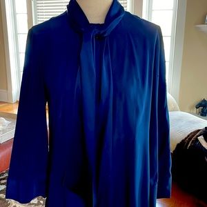 Navy blue Tory Burch silk shift dress